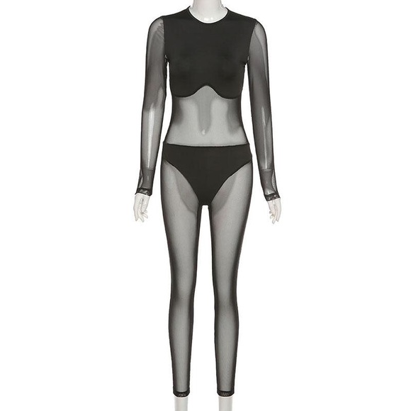 Emily Mesh Jumpsuit - Picture 3 of 3